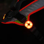 gelb leuchtende SG-4 Lampe an einem Grossenbacher Geschirr