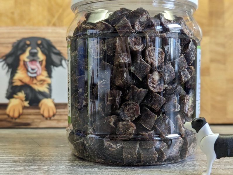 Belohnungssnack für Hunde im Glas