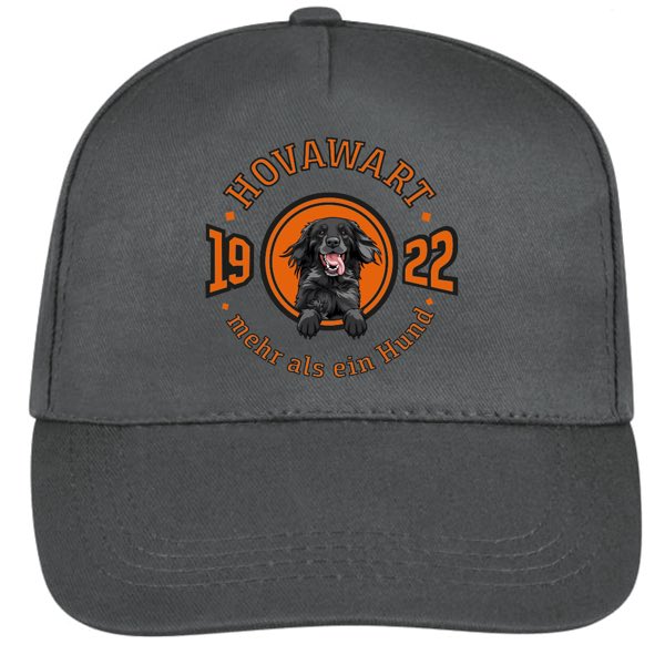 Graue Kappe mit Hovawart-Logo
