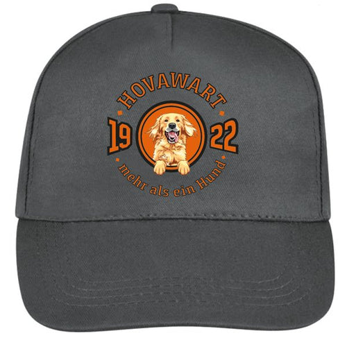 Schwarze Kappe mit Hovawart-Logo