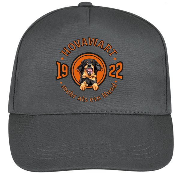 Schwarze Kappe mit Hovawart-Logo