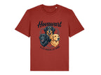 Hovawart T-Shirt Herren rot – Premium Shirt mit drei Hovawart Motiven und Schriftzug „Alles andere ist Hund“
