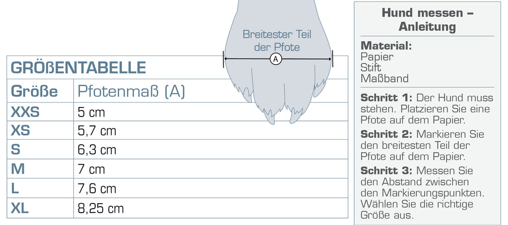 Hundeschuhmessanleitung