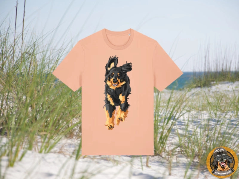 T-Shirt mit großem Hundemotiv