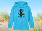 Blauer Hoodie mit Hovawart-Aufdruck