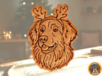 Hundekeks geformt als Hundekopf