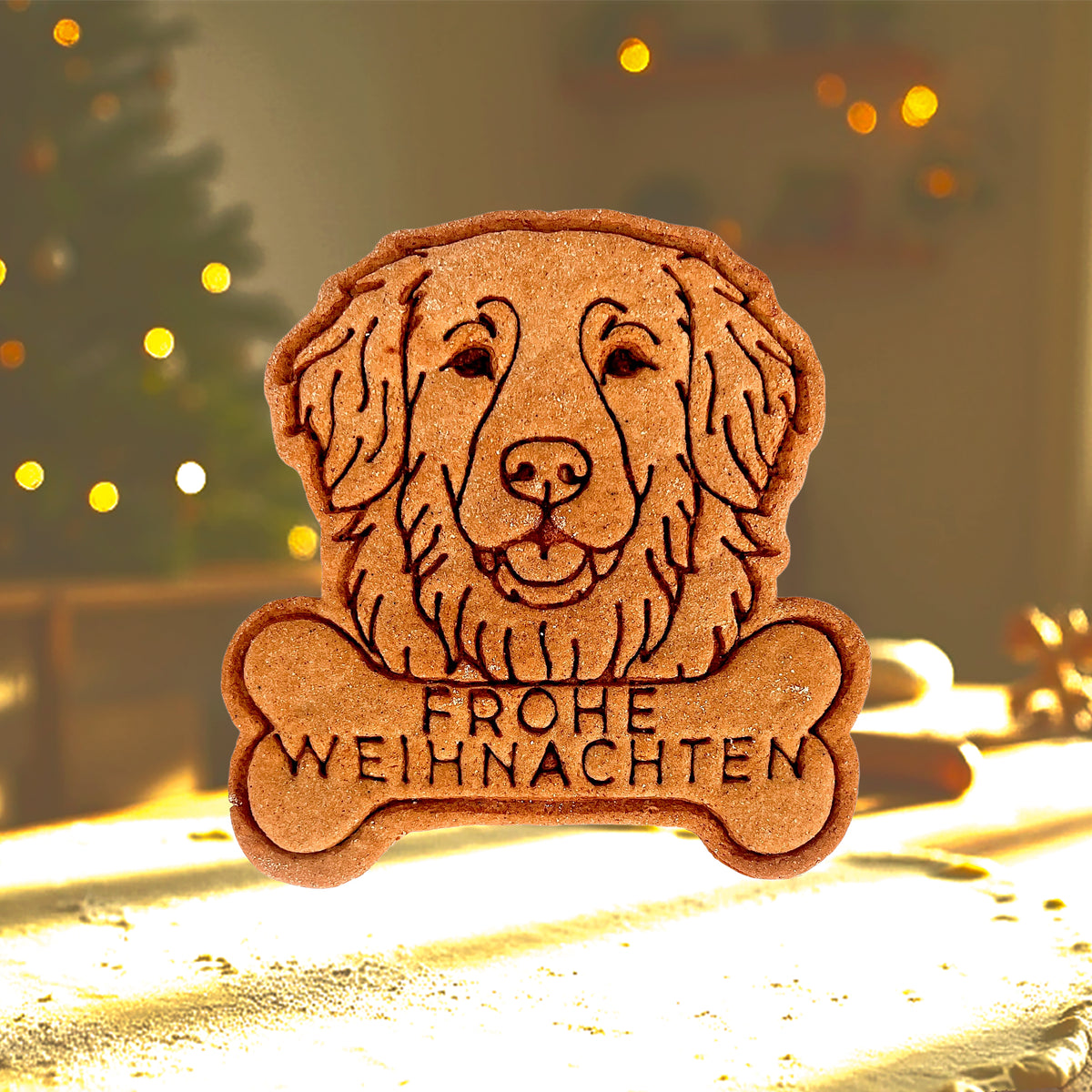 Ausstechförmhen Hovawart Frohe Weihnachten