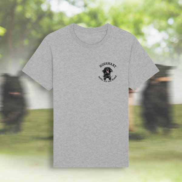 Graues T-Shirt mit Hundemotiv