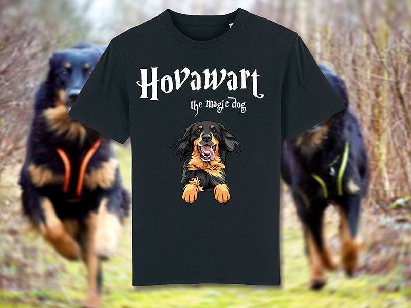 T-Shirt mit Hovawart-Hundemotiv