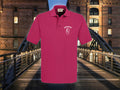 Polo Shirt Hovawart in der Farbe Magenta