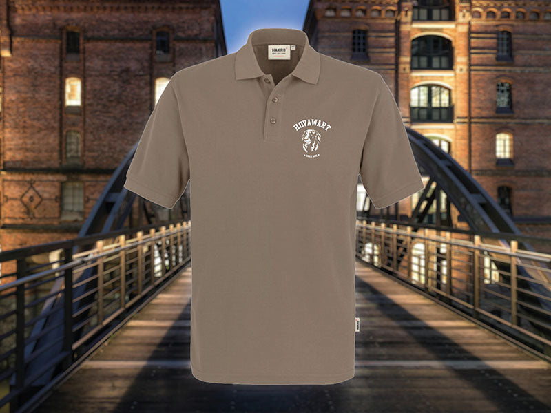 Polo Shirt Hovawart in der Farbe Nougat