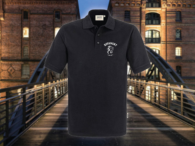 Polo Shirt Hovawart in der Farbe schwarz