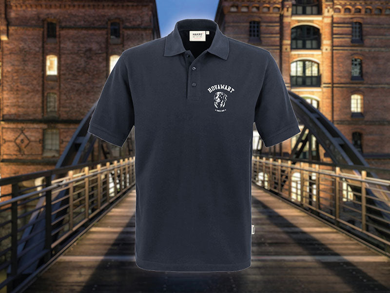 Polo Shirt Hovawart in der Farbe dunkelblau