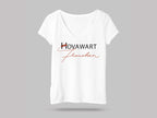 Weißes T-Shirt mit Hovawart-Aufdruck