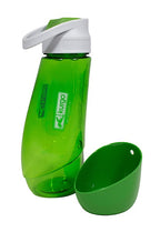 Wasserflasche für den Hund grün