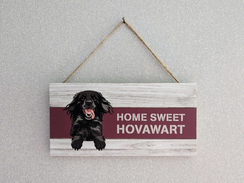 Tür Schild Hovawart schwarz