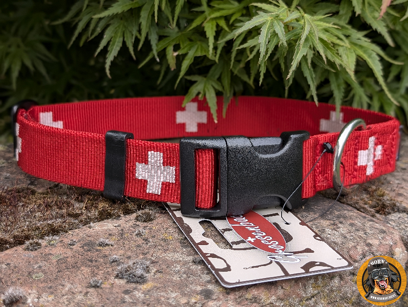 Schweizer Kreuz Halsband