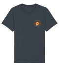 Dunkles T-Shirt mit Hundemotiv