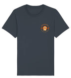 Dunkles T-Shirt mit Hundemotiv