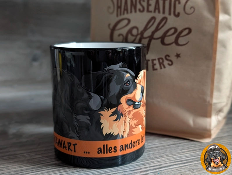 Hovawart Tasse mit allen drei Farbschlägen