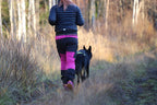 Trecking Gürtel mit 3 M Reflektoren beim Joggen