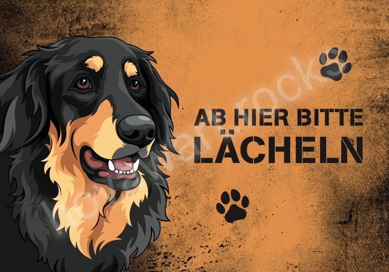 Türschild Hovawart