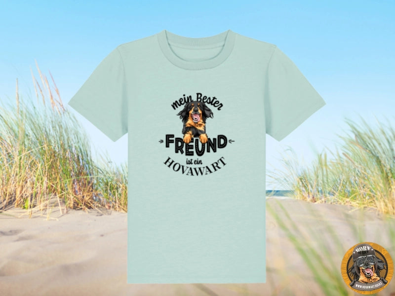 Hellblaues Hovawart-Hundeshirt Strand