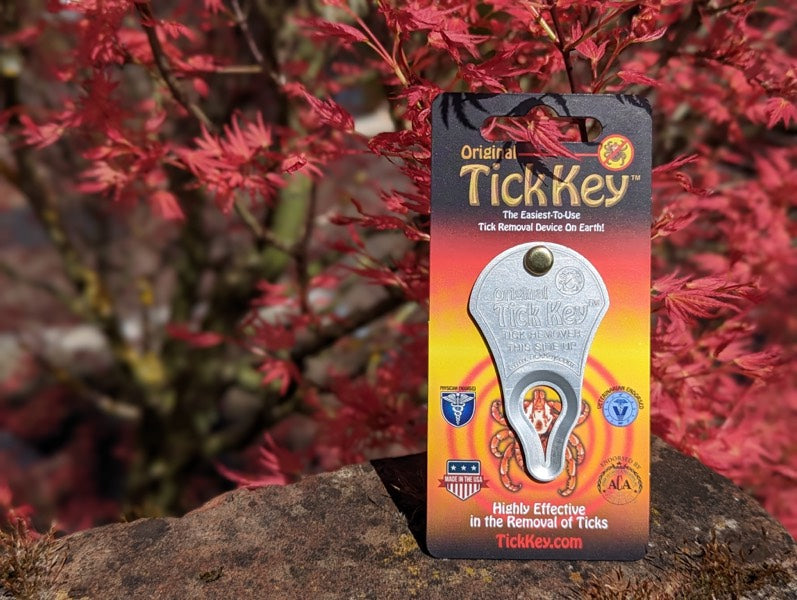 Tick Key Zeckenentferner in silber