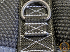 Naht und Ring von einem Hundegeschirr