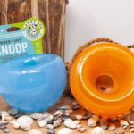 Interaktives Hundespielzeug Snoop Farbe blau und orange ohne Weichmacher