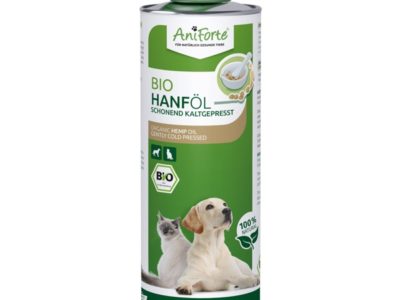 Dieses Hanföl ist ein hochwertiges Pflanzenöl zur täglichen Versorgung Deines Hundes