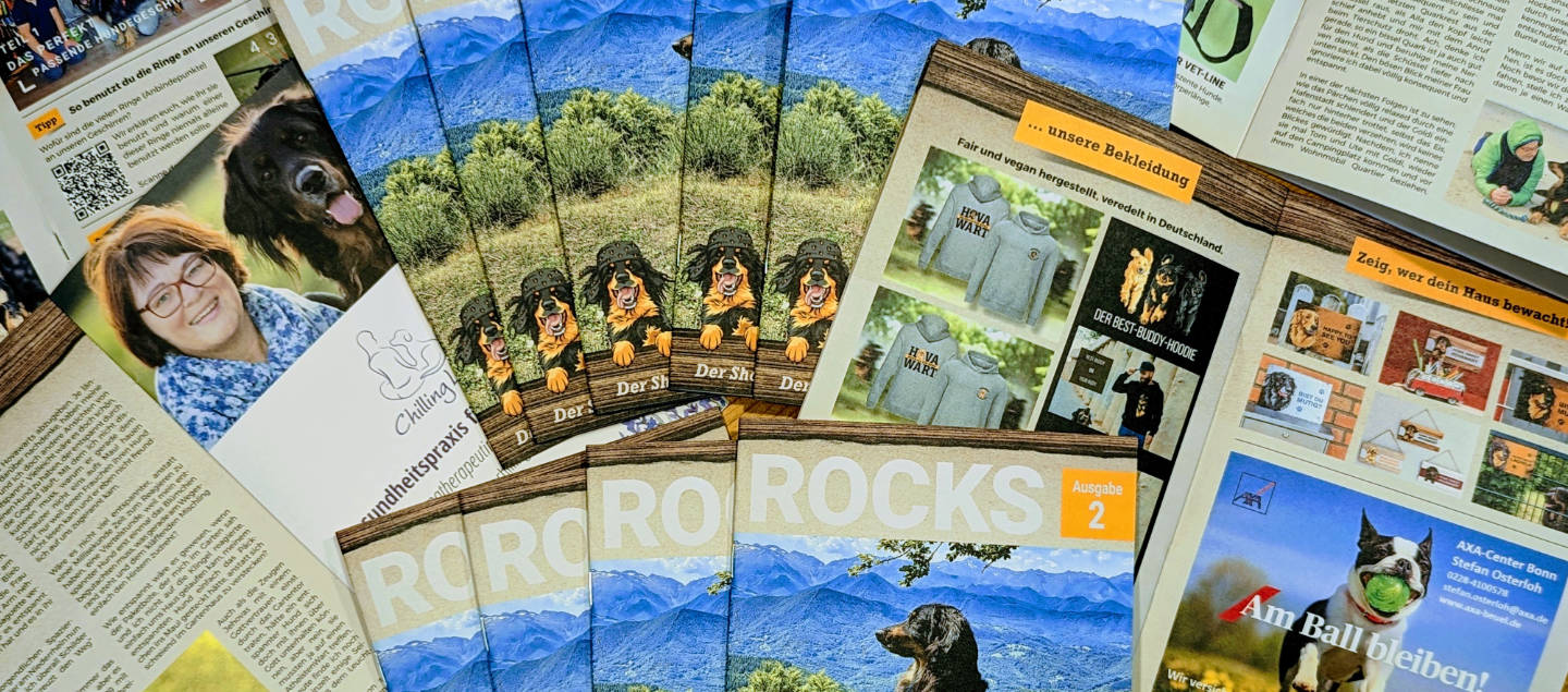 Heft Rocks 2 das Magazin für den Hovawart Freund