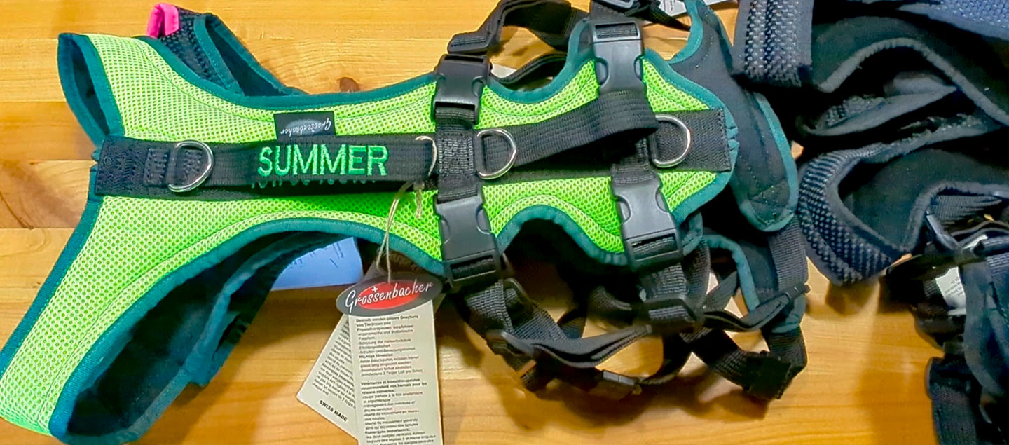 Sonderanfertigung Hundegeschirre